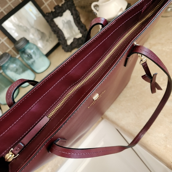 Kate Spade New York Sawyer Street Mulled Smooth Wine Large Tote - Picture 14 of 15